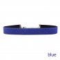 Punk Short Collar Velvet Choker Full Crystal Necklace Bohemia Rhinestone Necklace in Blue