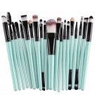 Make Up Brush Brushes Set in best value, Blush Eye Shadow Foundation Eyebrow Lip Brush in Green