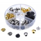 65 pcs 3 Styles Clutch Pin Backs with 20 Pieces Tie Tacks Blank Pins - Lapel / Scatter Pin with box