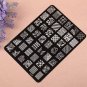 Patterns Full Nail Stamping Plate Images, 3 differents Nail Art plates to choose from - xy18