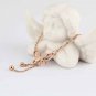 Summer Women Refinement Sexy Butterfly Bell Drop Rose Gold Chain Anklet Bracelet
