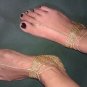 Beach Fashion Multi-layer Tassel Toe Bracelet Chain Link Foot Chain Ankle Bracelet