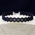 Elegant Chokers Jewelry Flower Hollow Velvet Choker Necklace Vintage Necklaces Gift for Women Girl