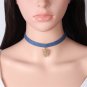 Vintage Punk Pendants Necklace Denim Choker Necklaces Jeans Chokers for Women