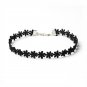 6 Pieces Black Velvet Chokers Charm Sexy Lace Necklace Stretch Tatto Choker for Women Girls