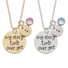 My Story Isn't Over Yet '- Pendant Necklace Pendant Charm Necklace Accessories