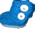 Crocheted baby ugg booties by misspiggystore