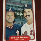 Lynn & Evans Red Sox Reunion 1982 Fleer (C0045)