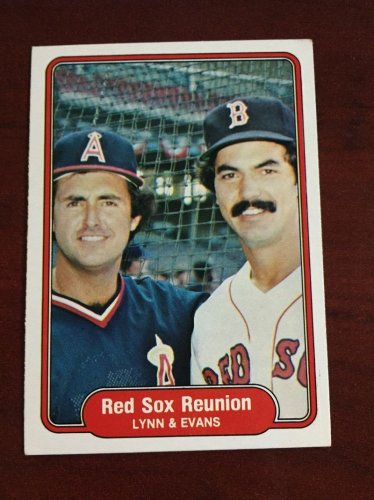 Lynn & Evans Red Sox Reunion 1982 Fleer (C0045)