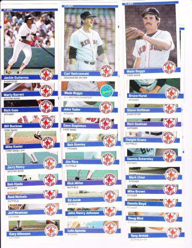 Rich Gedman 1984 Fleer (C00108)