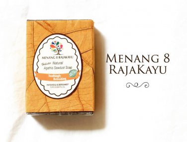 Natural Agathis Wood Patchouli & Bergamot Soap