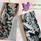 Beautiful Floral Dress With Elastic Waistline