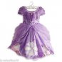 DISNEY STORE PRINCESS SOFIA THE FIRST DRESS GOWN COSTUME FALL 2014 size 4