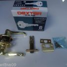 24 Dexter Schlage PASSAGE Lever J10 LAS 605 LH Left Hand La Salle Bright Brass