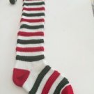 Jumbo XL Deluxe Striped Target 34" Knit Holiday Xmas Stocking Red/White/Green