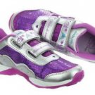 Stride Rite Frozen lights 53350DY Velcro Shoes Elsa Anna purple toodler/youth