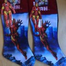set of 2 Marvel Comics Civil War 19" Iron Man with plush Christmas Stocking