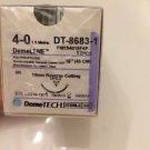 12 Demetech Polypropylene 4-0, 19 mm, 18", 3/8" DFS-2 12/Pk DT-8683-1