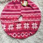 Mini Tree Skirt Knit 18" Diameter Pink Xmas Holiday Decoration Target