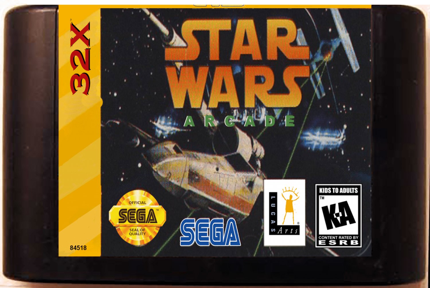 Star Wars Arcade (Sega Genesis 32X) – Reproduction Video Game Cartridge