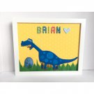 Personalized  Dinosaur Kids Wall Room Decor