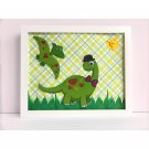 Green Dinosaur Kids Wall Room Decor