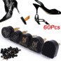 60PCs (5 Different Size) High Heel Shoe Repair Tips Taps Dowel Lifts Replacement