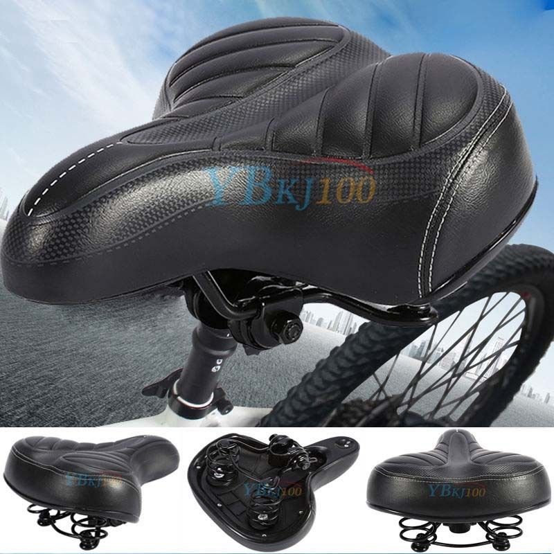 HOT Comfort Wide Big Bum Mountain Road Bike Bicycle Sporty Soft Pad Saddle Seat