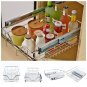 Pull Out Cabinet Organizer Kitchen Storage Organizer Rack Holder Tier Basket US