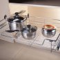 Pull Out Cabinet Organizer Kitchen Storage Organizer Rack Holder Tier Basket US