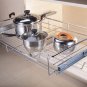 Pull Out Cabinet Organizer Kitchen Storage Organizer Rack Holder Tier Basket US