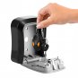 4 Digit Combination Key Lock Box Wall Mount Safe Security Storage Case Organizer