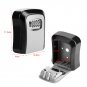 4 Digit Combination Key Lock Box Wall Mount Safe Security Storage Case Organizer