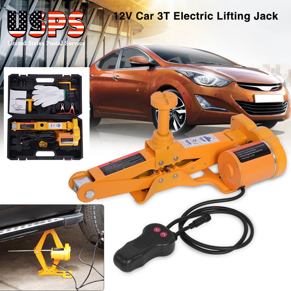 3Ton 6600LB Capacity Car Jack 12V Electric Automotive Car Floor Jack US SHIPPING