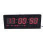 Digital Large Big Jumbo LED Home Wall Desk Clock With Calendar Temperature US