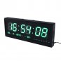 Digital Large Big Jumbo LED Home Wall Desk Clock With Calendar Temperature US