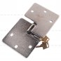 2X Van Garage Shed Door Security Padlock & Hasp Set Heavy Duty 73mm Steel + Bolt
