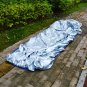 14 15 16 Ft Waterproof Trailerable Heavy Duty Fabric Boat Cover V-hull 90'' Beam
