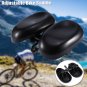 No Pressure Black Bicycle Seat Big Soft Bum Comfort Padded Adult Noseless Saddle