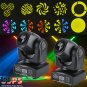 2PCS LED Mini Beam Stage Lighting Moving Head Lights DMX512 Party DJ Light USA