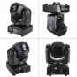 2PCS LED Mini Beam Stage Lighting Moving Head Lights DMX512 Party DJ Light USA