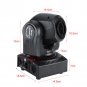 2PCS LED Mini Beam Stage Lighting Moving Head Lights DMX512 Party DJ Light USA