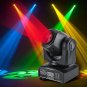 2PCS LED Mini Beam Stage Lighting Moving Head Lights DMX512 Party DJ Light USA