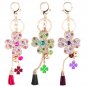 Bling Crystal Rhinestone Handbag Charm Pendant Keychain Bag Keyring Key Chain