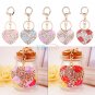 Bling Crystal Rhinestone Handbag Charm Pendant Keychain Bag Keyring Key Chain