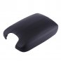 Black Hand Leather Arm Rest Cover & Base Console Lid For 08- 12 Honda Accord