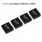 4pcs 3.7V 900mAh Rechargable Li-ion Battery for SJCAM SJ4000 +Dual Charger US