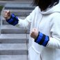 1Pair Adjustable Ankle Weights Pair Running Wrist Arm Gym Leg Exercise Blue New