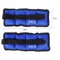 1Pair Adjustable Ankle Weights Pair Running Wrist Arm Gym Leg Exercise Blue New