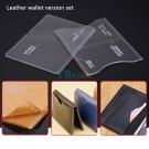 Acrylic Clear Template Handcrafting Set For Leather Wallet Pattern DIY Craft coi